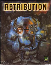 Box cover for Retribution on the Microsoft DOS.