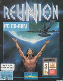 Box cover for Reunion on the Microsoft DOS.
