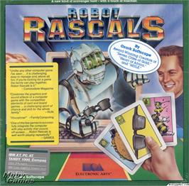 Box cover for Robot Rascals on the Microsoft DOS.