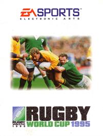 Box cover for Rugby World Cup 95 on the Microsoft DOS.