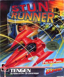 Box cover for S.T.U.N. Runner on the Microsoft DOS.