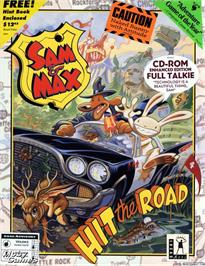 Box cover for Sam & Max Hit the Road on the Microsoft DOS.