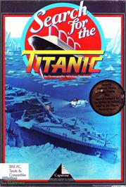 Box cover for Search for the Titanic on the Microsoft DOS.