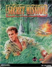 Box cover for Secret Mission on the Microsoft DOS.