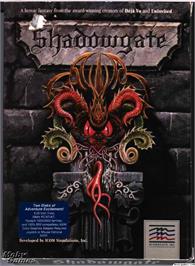 Box cover for Shadowgate on the Microsoft DOS.