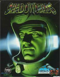 Box cover for Shadoworlds on the Microsoft DOS.