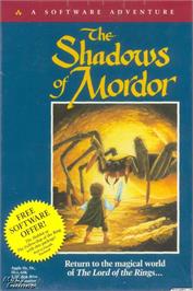 Box cover for Shadows of Mordor on the Microsoft DOS.