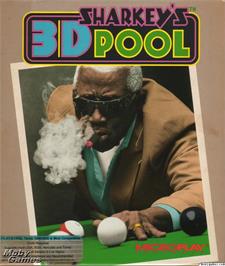 Box cover for Sharkey's 3D Pool on the Microsoft DOS.