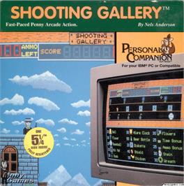Box cover for Shooting Gallery on the Microsoft DOS.