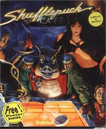 Box cover for Shufflepuck Cafe on the Microsoft DOS.