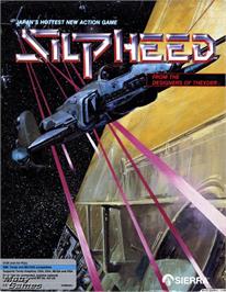 Box cover for Silpheed on the Microsoft DOS.