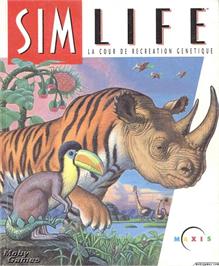 Box cover for SimLife on the Microsoft DOS.
