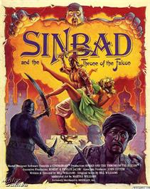 Box cover for Sinbad and the Throne of the Falcon on the Microsoft DOS.
