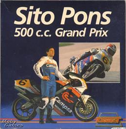 Box cover for Sito Pons 500cc Grand Prix on the Microsoft DOS.