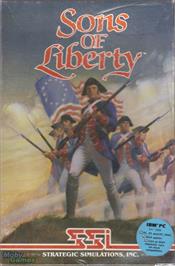 Box cover for Sons of Liberty on the Microsoft DOS.