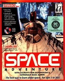 Box cover for Space Adventure on the Microsoft DOS.