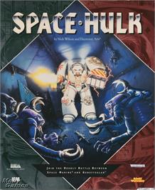 Box cover for Space Hulk on the Microsoft DOS.