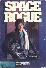 Box cover for Space Rogue on the Microsoft DOS.