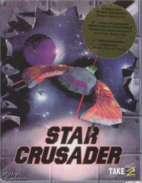 Box cover for Star Crusader on the Microsoft DOS.