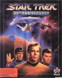 Box cover for Star Trek - 25th Anniversary on the Microsoft DOS.