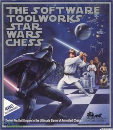 Box cover for Star Wars Chess on the Microsoft DOS.