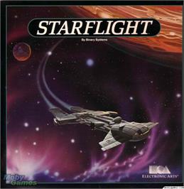 Box cover for Starflight on the Microsoft DOS.