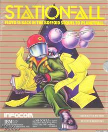 Box cover for Stationfall on the Microsoft DOS.