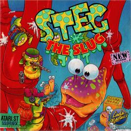 Box cover for Steg the Slug on the Microsoft DOS.