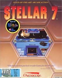 Box cover for Stellar 7 on the Microsoft DOS.