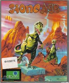 Box cover for Stone Age on the Microsoft DOS.