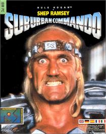 Box cover for Suburban Commando on the Microsoft DOS.