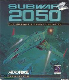 Box cover for Subwar 2050 on the Microsoft DOS.