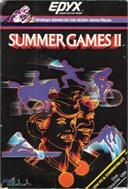 Box cover for Summer Games II on the Microsoft DOS.
