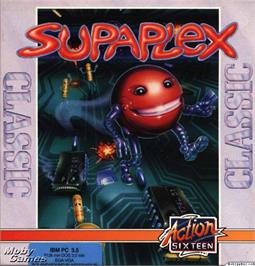 Box cover for Supaplex on the Microsoft DOS.
