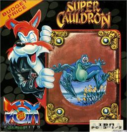 Box cover for Super Cauldron on the Microsoft DOS.