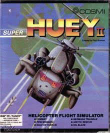 Box cover for Super Huey II on the Microsoft DOS.