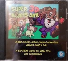 Box cover for Super Noah's Ark 3-D on the Microsoft DOS.