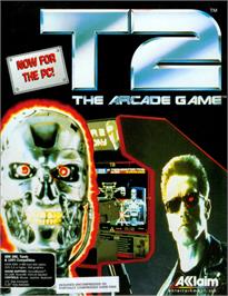 Box cover for T2 -  The Arcade Game on the Microsoft DOS.