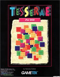 Box cover for Tesserae on the Microsoft DOS.