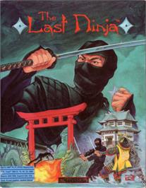Box cover for The Last Ninja on the Microsoft DOS.
