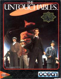 Box cover for The Untouchables on the Microsoft DOS.