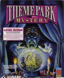 Box cover for Theme Park Mystery on the Microsoft DOS.