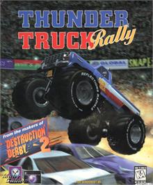 Box cover for Thunder Truck Rally on the Microsoft DOS.
