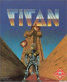 Box cover for Titan on the Microsoft DOS.