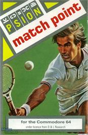 Box cover for Tournament Tennis on the Microsoft DOS.