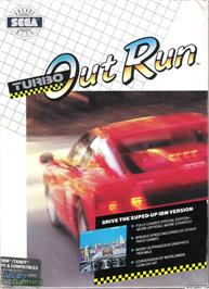 Box cover for Turbo Out Run on the Microsoft DOS.