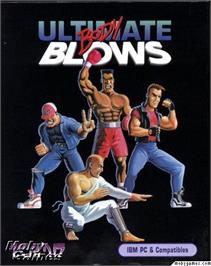 Box cover for Ultimate Body Blows on the Microsoft DOS.