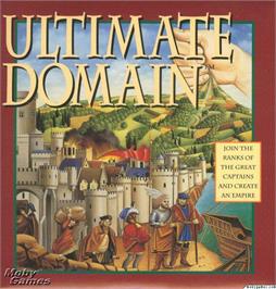 Box cover for Ultimate Domain on the Microsoft DOS.