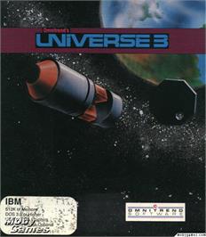 Box cover for Universe 3 on the Microsoft DOS.