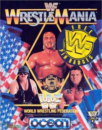 Box cover for WWF Wrestlemania on the Microsoft DOS.